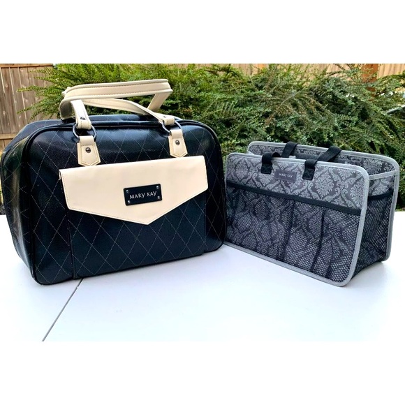 Mary Kay Handbags - Mary Kay Deluxe Consultant Cosmetic Makeup Caddy Storage Tote Bag Organizer